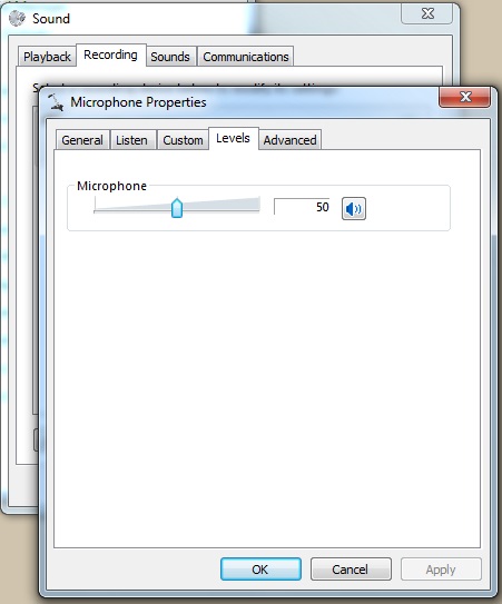 Microphone Volume